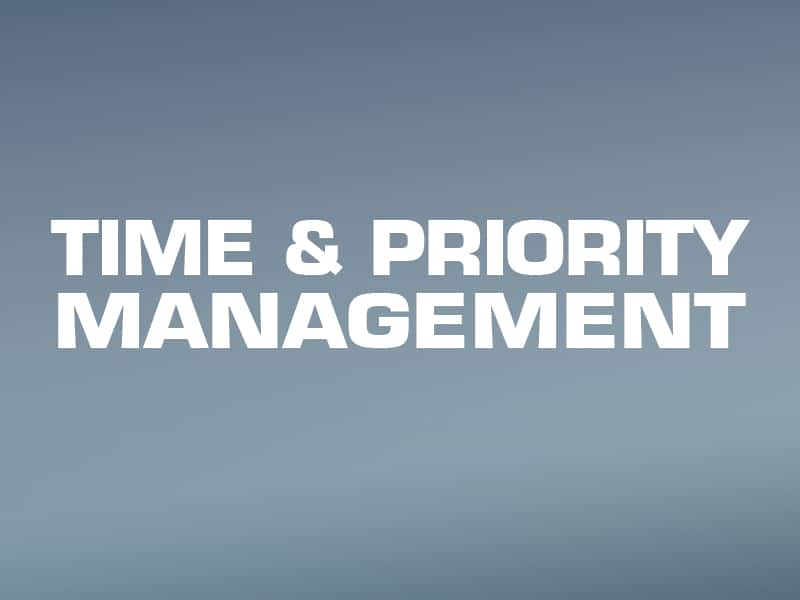 Courses on Time & priority management